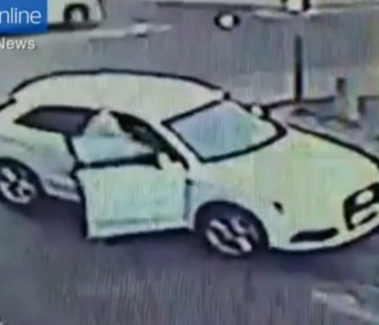 VIDEO. Si-a lasat masina nesupravegheata si cheile in contact, iar un barbat a vrut sa i-o fure. Ce a urmat
