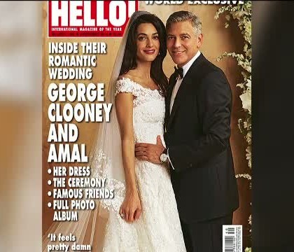 Primele fotografii de la nunta lui George Clooney cu Amal Alamuddin. Declaratia actorului dupa ceremonie Primele fotografii de la nunta lui George Clooney cu Amal Alamuddin. Declaratia actorului dupa ceremonie