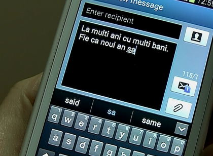 Moldovenii s-au intrecut la ingeniozitate atunci cand au trimis sms-uri sau mesaje de felicitare