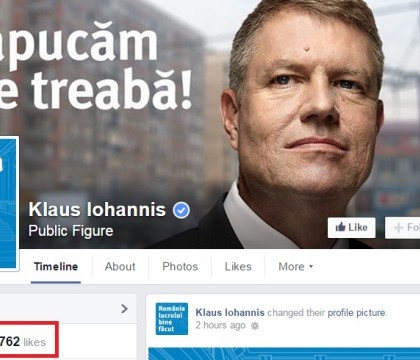 Clasamentul in care Klaus Iohannis este pe primul loc in Europa. I-a depasit pe Facebook pe Merkel, Sarkozy si Hollande