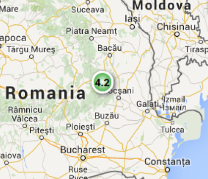 Cutremur cu magnitudinea de 4,2 in Vrancea. "In decembrie au fost in Vrancea in jur de 18 cutremure"