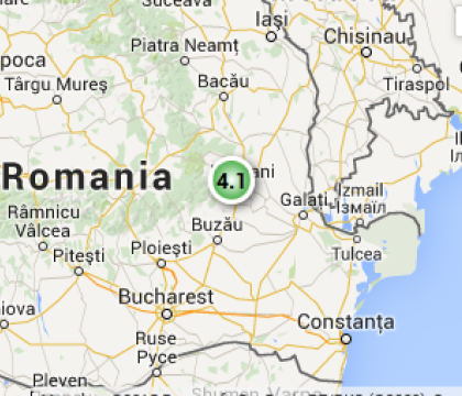 Cutremur de 4,1 grade pe scara Richter in Vrancea