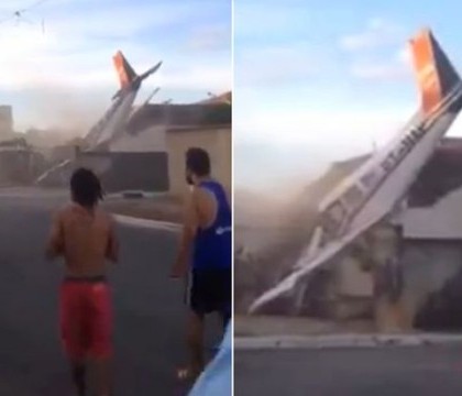 VIDEO. Avion de mici dimensiuni, prabusit peste o casa in Brazlia. Doi oameni au murit VIDEO. Avion de mici dimensiuni, prabusit peste o casa in Brazlia. Doi oameni au murit