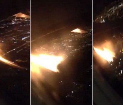 Un pasager a filmat momentul in care un motor al avionului in care se afla a luat foc: "Am crezut ca va exploda". VIDEO Un pasager a filmat momentul in care un motor al avionului in care se afla a luat foc: "Am crezut ca va exploda". VIDEO