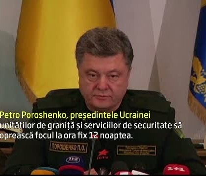Porosenko si rebelii pro-rusi au ordonat incetarea focului in Ucraina. Niciuna dintre tabere nu crede insa ca va fi pace Porosenko si rebelii pro-rusi au ordonat incetarea focului in Ucraina. Niciuna dintre tabere nu crede insa ca va fi pace