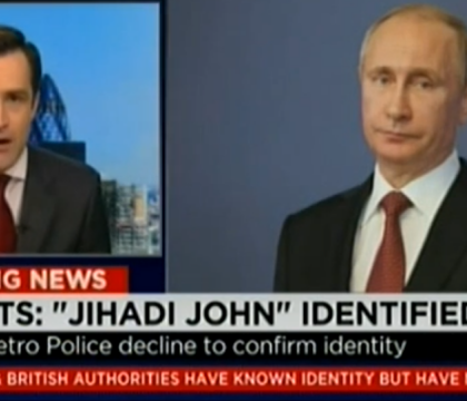 CNN si-a cerut scuze dupa ce a pus poza lui Vladimir Putin in timp ce dezvaluia identitatea Jihadistului John. VIDEO