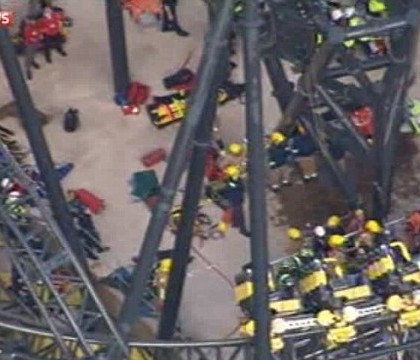 Ancheta dupa tragedia din parcul de distractii englez. Un ranit si-a pierdut piciorul dupa coliziunea vagoanelor din roller coaster Ancheta dupa tragedia din parcul de distractii englez. Un ranit si-a pierdut piciorul dupa coliziunea vagoanelor din roller coaster