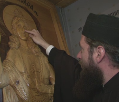 O icoana a Sfintei Varvara, cu lacrimi in ochi intr-un restaurant. Ce s-a intamplat dupa ce proprietarul a mers la episcopie O icoana a Sfintei Varvara, cu lacrimi in ochi intr-un restaurant. Ce s-a intamplat dupa ce proprietarul a mers la episcopie
