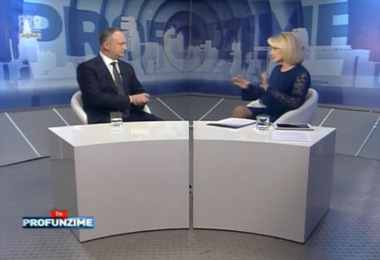URMARESTE LIVE. Presedintele Igor Dodon, astazi, la emisiunea In PROfunzime cu Lorena Bogza URMARESTE LIVE. Presedintele Igor Dodon, astazi, la emisiunea In PROfunzime cu Lorena Bogza
