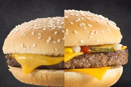 Cum arata produsele de la fast-food in realitate fata de cum sunt ilustrate in reclame