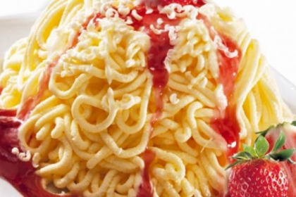 Spaghetti gelato - noua vedeta a deserturilor Spaghetti gelato - noua vedeta a deserturilor