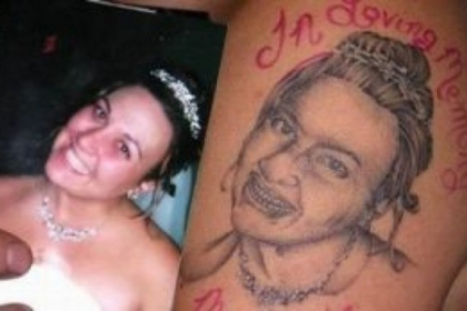 "Cel mai urat tatuaj din lume" arata acum altfel. Cum a fost modificat de un artist. FOTO