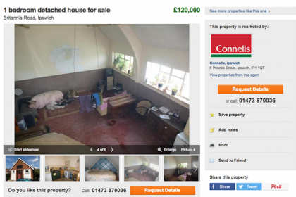 Anuntul imobiliar care a starnit rasul in Anglia. Ce au observat potentialii clienti in poze