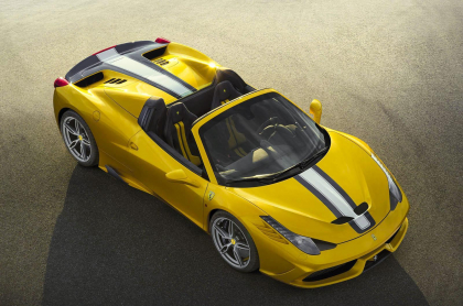 Cum arata 458 Speciale Aperta, cel mai aerodinamic model de la Ferrari. Noul cabrio va fi lansat la Salonul Auto de la Paris
