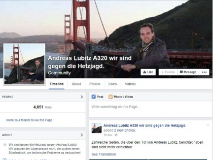"Cei de la Lufthansa i-au inscenat totul. Andy e nevinovat". Prietenii pilotului Andreas Lubitz acuza compania aeriana
