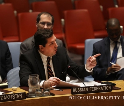 Rusia a blocat o rezolutie ONU care condamna atacul chimic din Siria. Ambasadorul Kremlinului a facut circ la Natiunile Unite