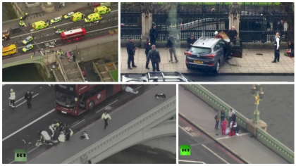 Atac terorist in Londra: patru morti si 20 de raniti, printre care si doi romani. Politia l-a identificat pe agresor 