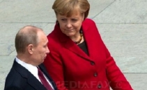 Intalnire Merkel-Putin in Rusia, pentru discutii despre democratie Intalnire Merkel-Putin in Rusia, pentru discutii despre democratie