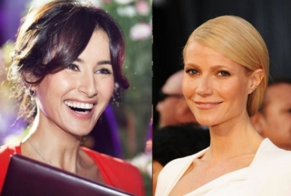 Tina Kandelaki sau Gwineth Paltrow? Aceiasi rochie la aproape un an distanta. Cine a purtat-o mai bine?
