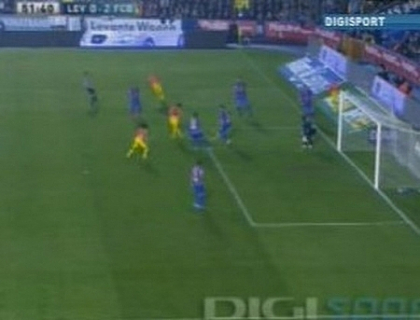 Barcelona s-a distantat cu 11 puncte de Real Madrid! Lionel Messi a stralucit in meciul cu Levante