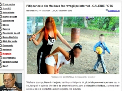 Presa din Romania: "Pitipoancele din Moldova fac ravagii pe internet" Si tu crezi la fel?