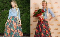 Gaseste 10 diferente. Natalia Gordienko, tinuta inspirata de la Xenia Sobchak? FOTO