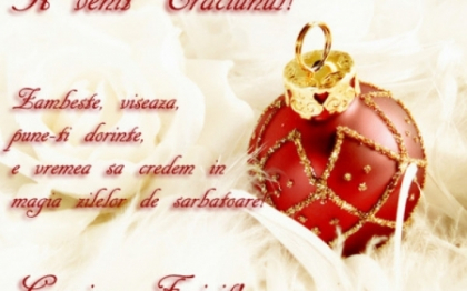 Mesaje de Craciun si SMS-uri de Craciun. Cum ii puteti surprinde pe cei dragi de Sarbatori Mesaje de Craciun si SMS-uri de Craciun. Cum ii puteti surprinde pe cei dragi de Sarbatori