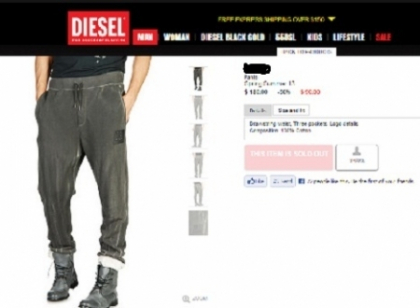 Diesel a lansat un nou model de pantaloni pentru barbati. Vezi cum se numesc