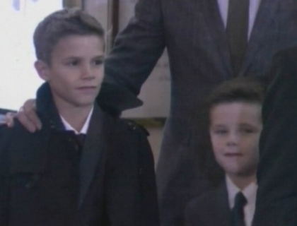 Surcica nu sare departe de trunchi! Romeo Beckham a devenit model