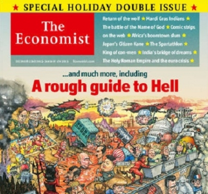 The Economist l-a trimis pe Vladimir Putin in iad
