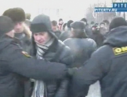60 de oameni, retinuti la Sank-Petersburg in cadrul unui protest! De ce au iesit in strada