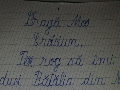Tu ai inteles ceva? O scrisoare a unui copil de 7 ani din Romania catre Mos Craciun - FOTO Tu ai inteles ceva? O scrisoare a unui copil de 7 ani din Romania catre Mos Craciun - FOTO