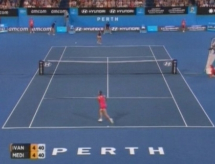 Nu sunt buni doar la fotbal, ci si la tenis! Cum au jucat spaniolii cu nationala Serbiei 