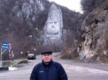 FOTO. Mihai Ghimpu si-a petrecut vacanta de iarna in Romania: Am fost in munti si m-am intalnit cu Decebal
