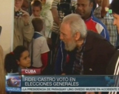 Nu le-a venit sa creada ochilor cand l-au vazut! La 86 de ani, Fidel Castro si-a exercitat dreptul de vot