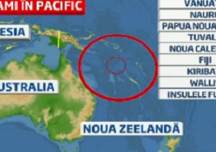 Cutremur cu magnitudinea 8 in insulele Solomon. Alerta de tsunami a fost ridicata dupa cateva ore