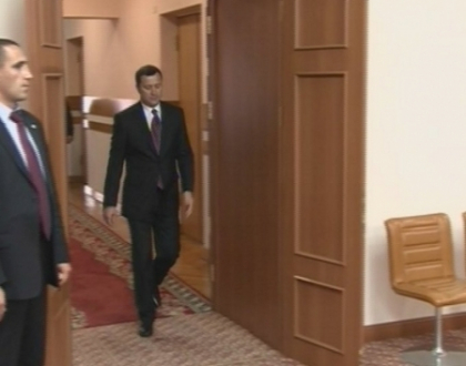 Nicolae Timofti evita sa spuna ce a discutat cu cei trei lideri ai aliantei. Ce a declarat presedintele