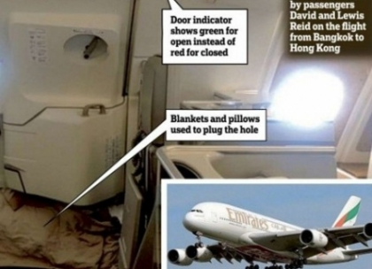 Teroare la 8300 metri altitudine. Pasagerii s-au trezit ca usa avionului s-a spart in zbor Teroare la 8300 metri altitudine. Pasagerii s-au trezit ca usa avionului s-a spart in zbor