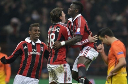 Au dat peste cap toate statisticile! AC Milan a ucis-o pe FC Barcelona intr-un meci fabulos