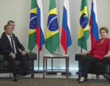 Intr-un pantof! Vezi cum l-a intampinat presedintele Braziliei pe Dmitri Medvedev