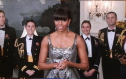 Fotografiile cu Michelle Obama la premiile Oscar, modificate de agentia oficiala de presa din Iran Fotografiile cu Michelle Obama la premiile Oscar, modificate de agentia oficiala de presa din Iran