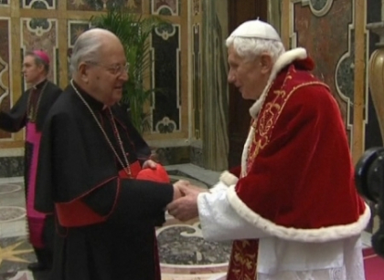 Zi istorica in lumea catolica. Papa Benedict al XVI-lea le-a spus adio si cardinalilor