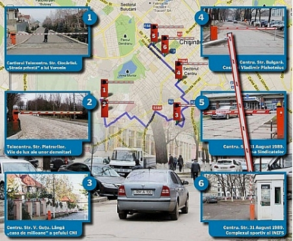 Capitala barierelor: Drum blocat spre Voronin, Plahotniuc si Donciu