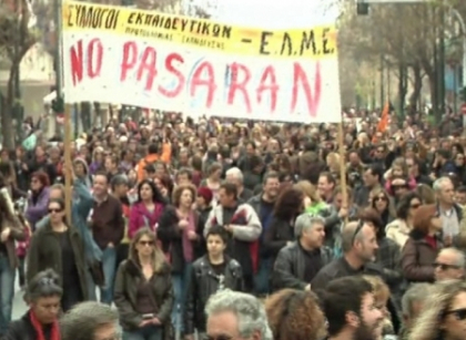 Proteste ample in Europa. Mii de oameni au manifestat fata de masurile de austeritate