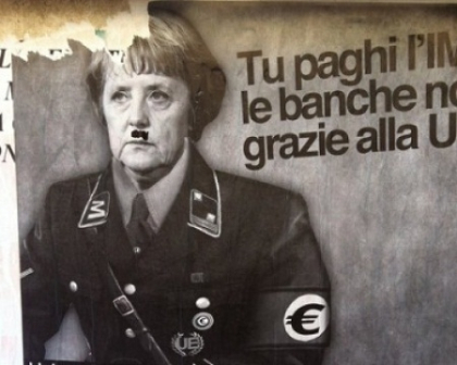 El Pais a comparat-o pe Angela Merkel, cancelarul german, cu Adolf Hitler El Pais a comparat-o pe Angela Merkel, cancelarul german, cu Adolf Hitler