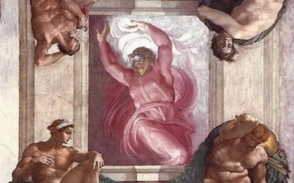 FOTO. Mesajul secret ascuns de Michelangelo intr-o fresca din Capela Sixtina