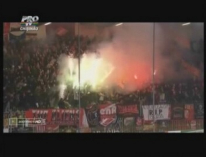 Incidente violente la meciul dintre Zilina si Spartak Moscova Incidente violente la meciul dintre Zilina si Spartak Moscova