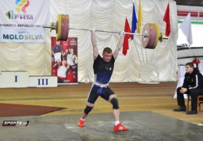 Oleg Sarghi a devenit dublu campion european la haltere!