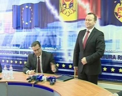 Noul procuror general, Corneliu Gurin, prezentat oficial subalternilor  de catre Marian Lupu
