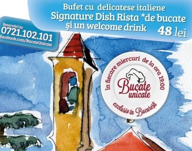 Seara de Bucate Unicate: Seara Indragostitilor din Verona Seara de Bucate Unicate: Seara Indragostitilor din Verona